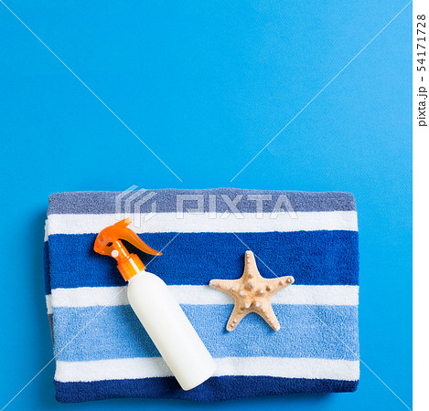 Summer beach flat lay accessories 54171728