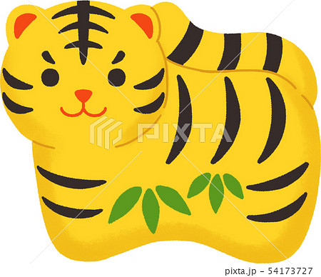 虎の置物のイラスト 干支の動物 のイラスト素材