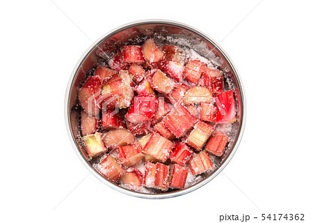 ルバーブジャム作り ルバーブジャム作り 54174362