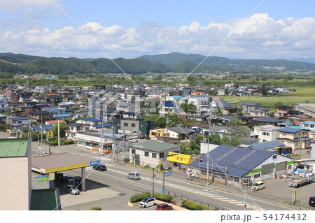 優駿の塔から眺める新冠の街並み 54174432