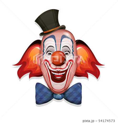 Circus Clown Face Circus Clown Face 54174573