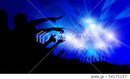 ライブ会場とオーディエンス ライブ会場とオーディエンス 54175157