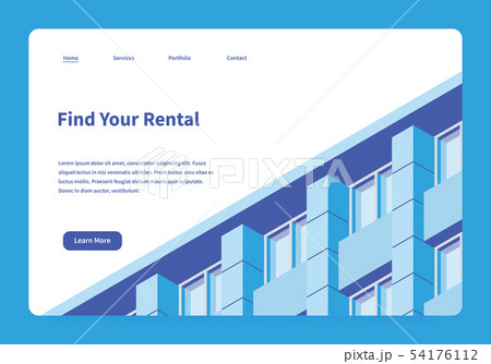 Rental Service Landing Page 54176112
