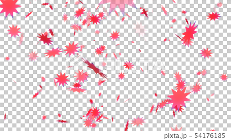 CGパーティクル ピンク色の星 CGパーティクル ピンク色の星 54176185