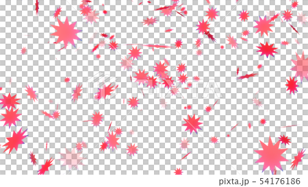 CG particle Pink star 54176186