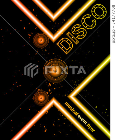 Disco club flyer. Disco club flyer. 54177708