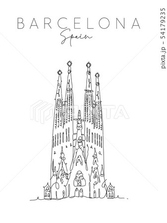 Poster Barcelona Sagrada Familia Poster Barcelona Sagrada Familia 54179235