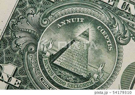 U.S. banknote detail U.S. banknote detail 54179310