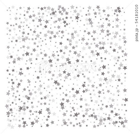 Silver glitter falling stars. Silver glitter falling stars. 54181010