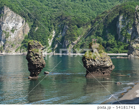 えびす岩・大黒岩／北海道　余市町 54181741