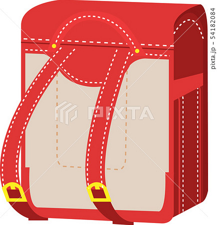 赤いランドセルの内側のベクターイラスト 赤いランドセルの内側のベクターイラスト 54182084