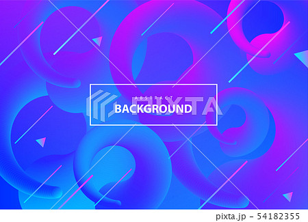 Color geometric gradient abstract background. 54182355