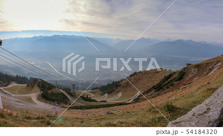 View of Innsbruck aerial view from Hafelekarspitze View of Innsbruck aerial view from Hafelekarspitze 54184320