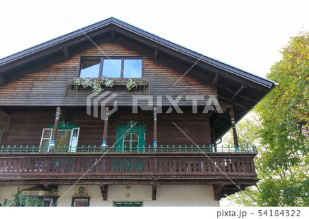 Beautiful architecture in city center of Innsbruck Beautiful architecture in city center of Innsbruck 54184322