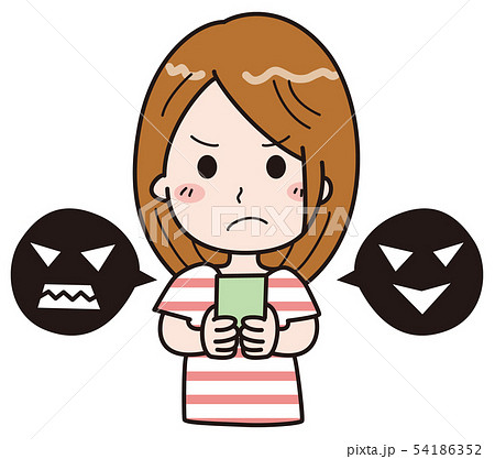 スマホ 女性 イラスト6 スマホ 女性 イラスト6 54186352