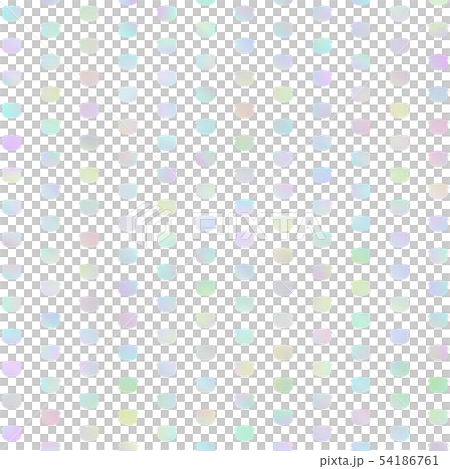 スコティッシュフォールドの顔　　虹色透過 54186761