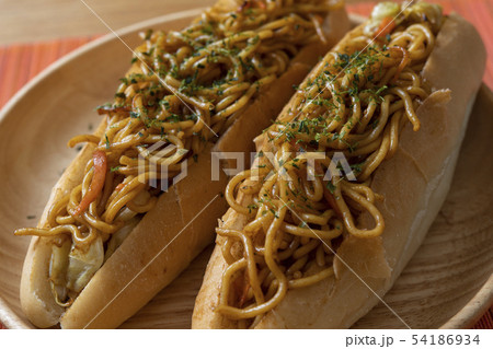 焼きそばパン 54186934