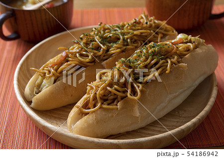 焼きそばパン 54186942