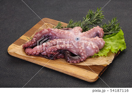Raw octopus ready for cooking 54187116
