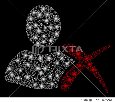 Bright Mesh Carcass Erase with Light Spots 54187598