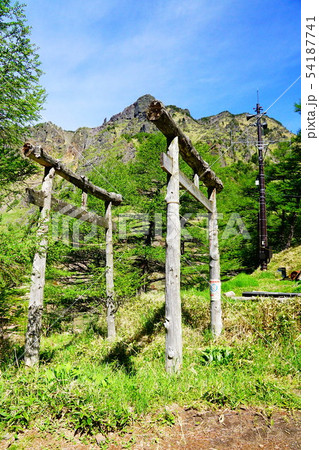 前掛山 火山館付近から黒斑山方面を望む 前掛山 火山館付近から黒斑山方面を望む 54187741