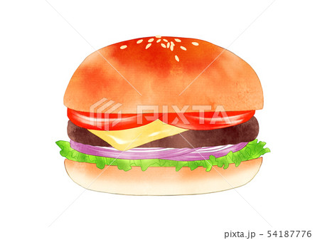 ハンバーガー 54187776