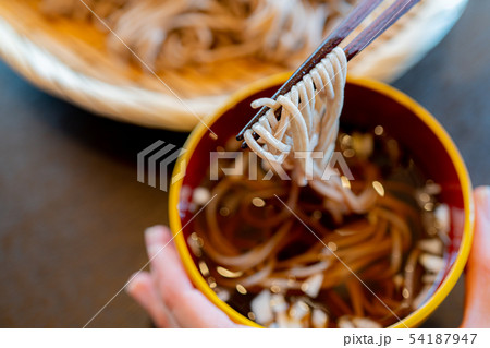 蕎麦　めんつゆ 54187947