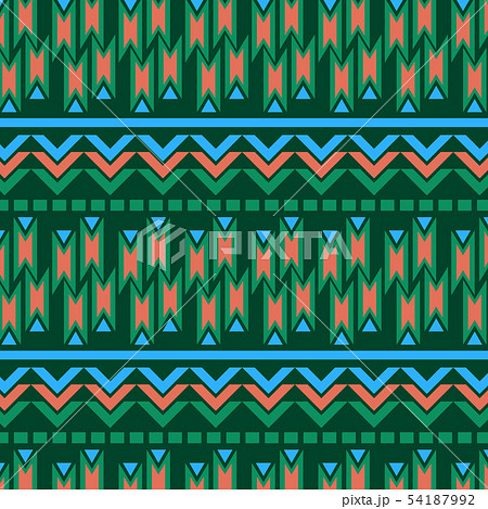 Vector colorful green ethnic background for design Vector colorful green ethnic background for design 54187992