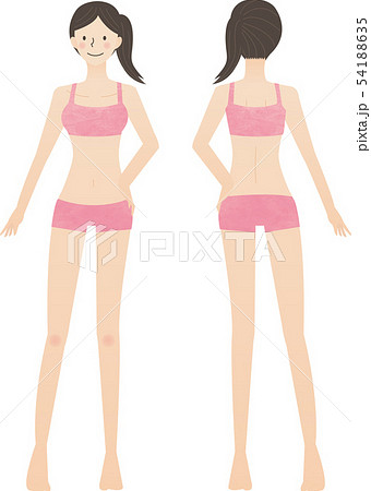 女性 全身 下着 54188635