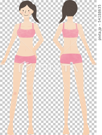 女性 全身 下着 54188635