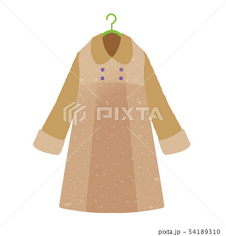 可愛いコートのイラスト素材 54189310 Pixta