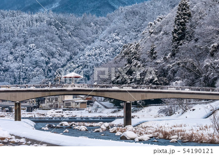 三朝温泉 冬　雪 54190121