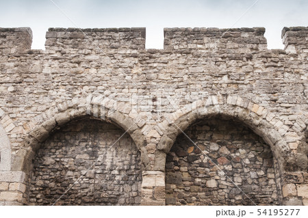 Old stone town walls of Southampton 54195277