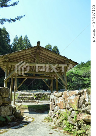 大板山たたら製鉄遺跡　砂鉄洗浄跡 54197155