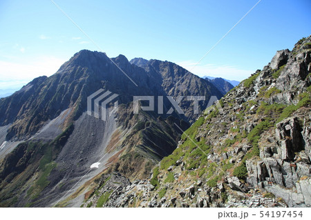 快晴の大キレットを北穂高岳へ 54197454