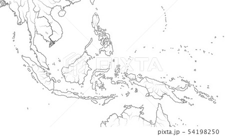 World Map Of Southeast Asia Region Indochina のイラスト素材