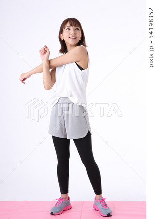 スポーツする女性 スポーツする女性 54198352