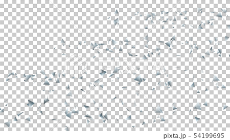 CG particle silver triangle 54199695