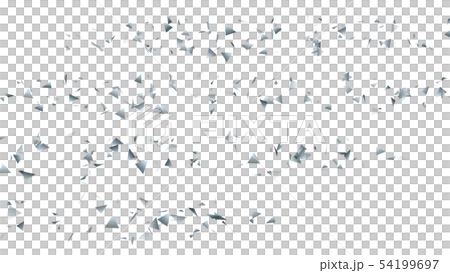 CG particle silver triangle 54199697