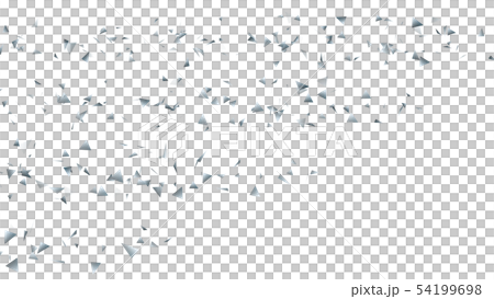 CG particle silver triangle 54199698