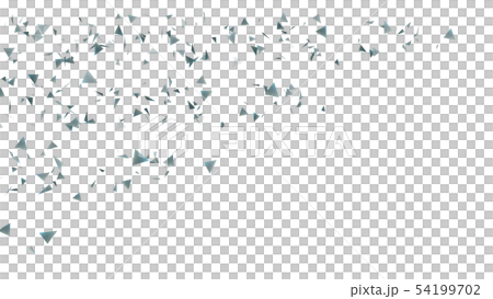 CG particle silver triangle 54199702