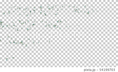 CG particle silver triangle 54199703