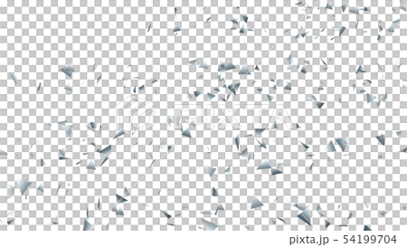 CG particle silver triangle 54199704