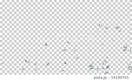 CG particle silver triangle 54199705