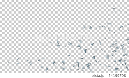 CG particle silver triangle 54199708