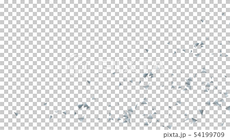 CG particle silver triangle 54199709