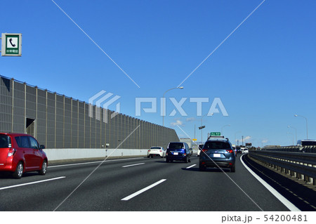 常磐自動車道の風景 常磐自動車道の風景 54200481