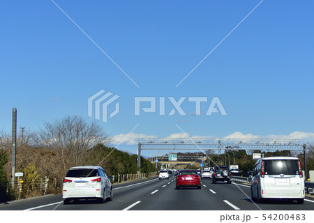 常磐自動車道の風景 常磐自動車道の風景 54200483