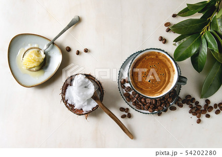 Bulletproof coffee with butter Bulletproof coffee with butter 54202280