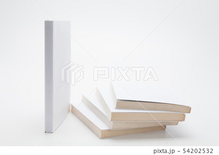 Stock of books on white background Stock of books on white background 54202532